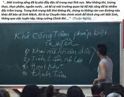 Bài giảng về Khí Công tại Chùa Hoè Nhai- Hà Nội